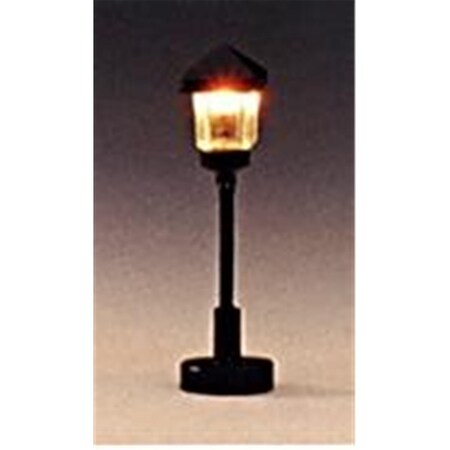 Model Power 1.5 in. 3 Piece 1-72 HO Scale Gas Lamppost with Square Top MDP493